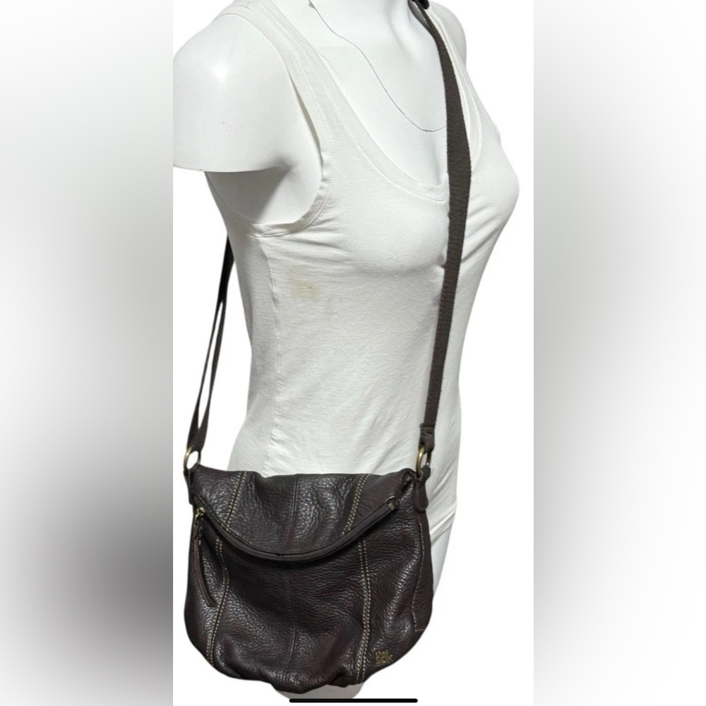The Sak Brown Leather Crossbody Bag
